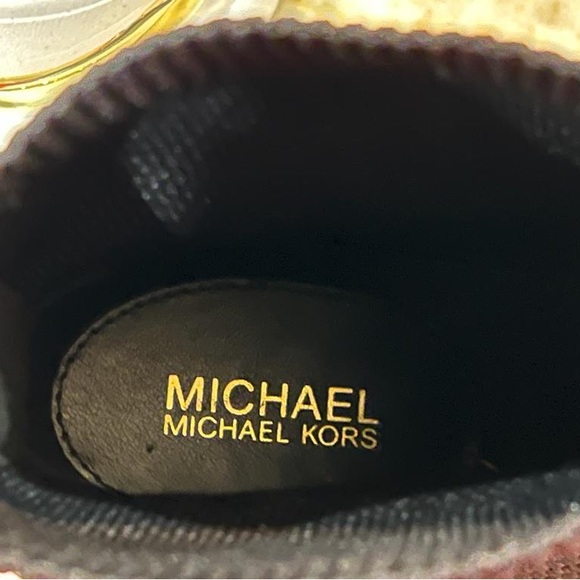 Michael Kors Skyler Black/Gold/Brown Logo Women - Picture 6 of 7